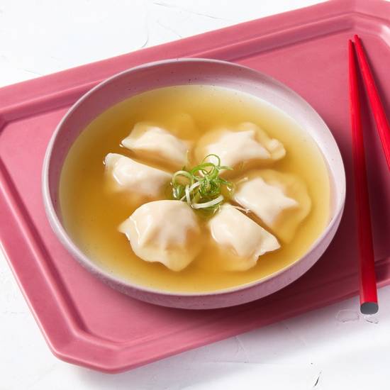 Seafood Dumpling Soup (6pcs) 海鲜水饺汤（6个）